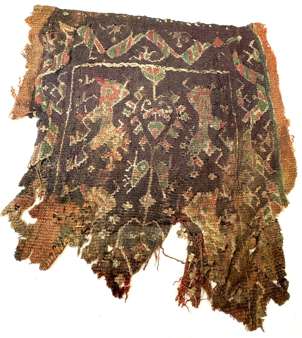 Coptic Textile Fragment, 3rd - 11th Century (1 of 4)