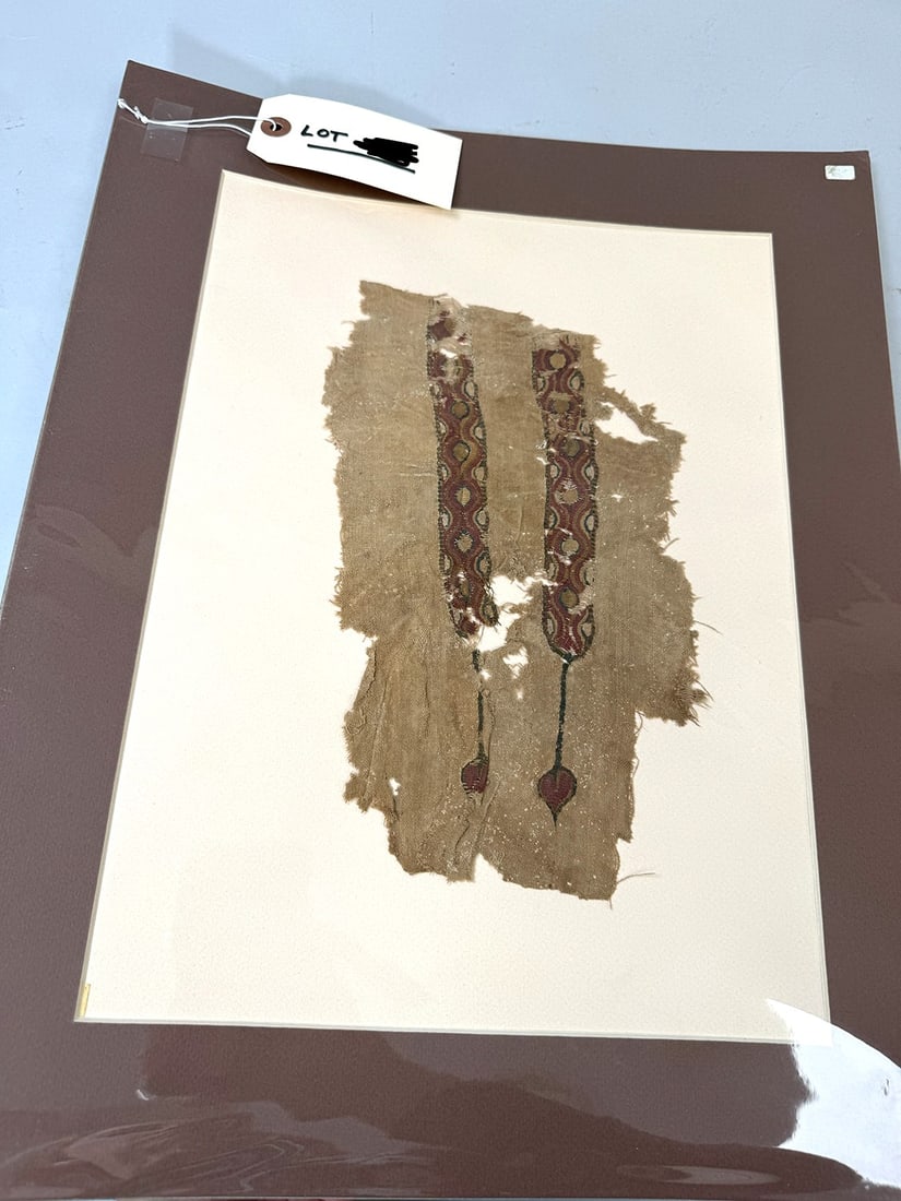 Coptic Textile Fragment, 3rd - 11th Century (1 of 9)