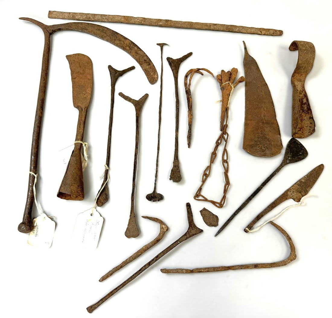 Wrought Iron Currencies, Tools, Ornaments (16) (1 of 7)