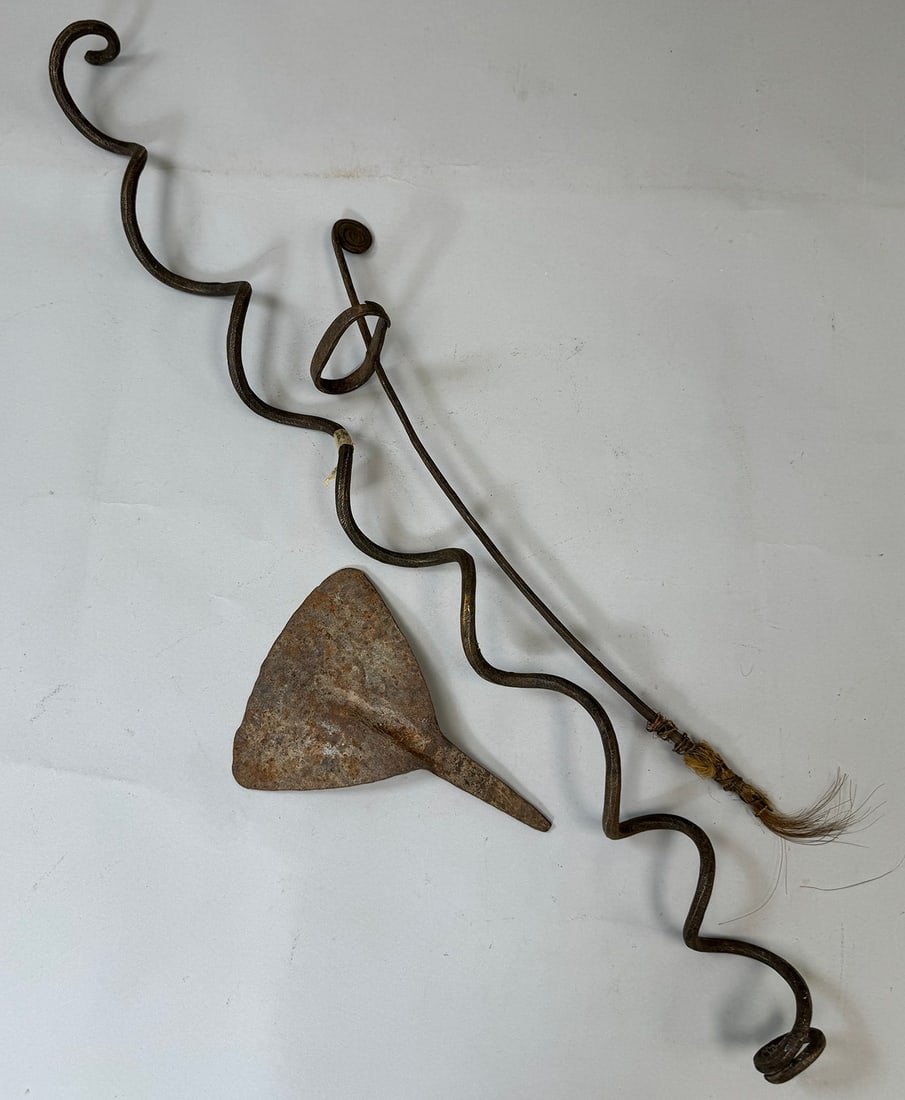 Wrought Iron and Copper Alloy African Currencies (3) (1 of 7)