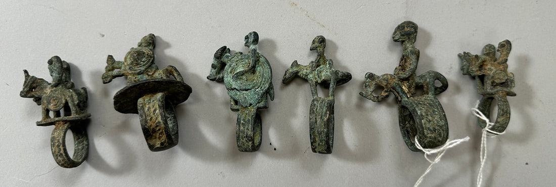 Dogon Copper Alloy Rings (6) (1 of 10)