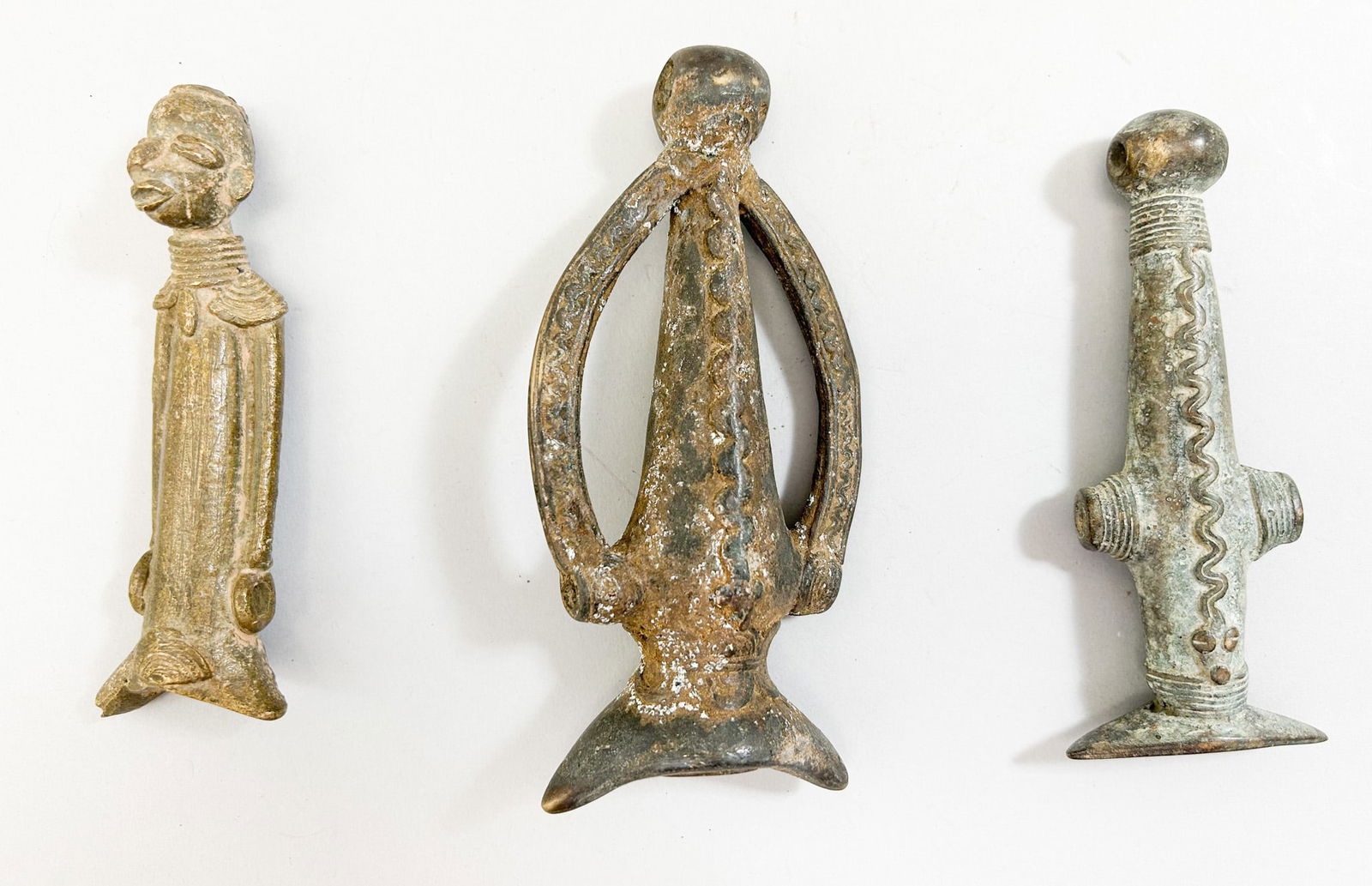 Copper Alloy Whistles (3) from Burkina Faso (1 of 14)