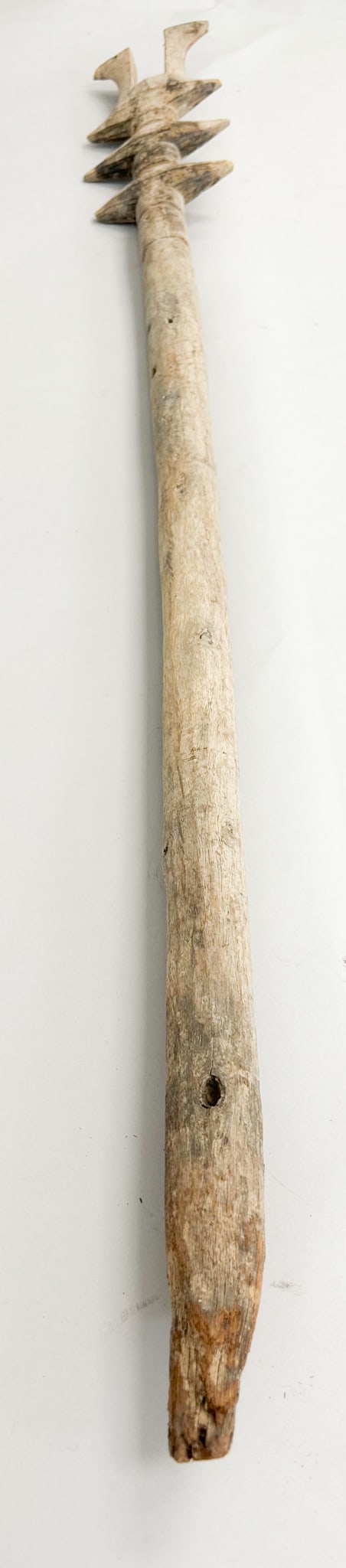 Tuareg peoples carved wood tent pole, Mali or Niger, West Africa, nice detailed carving, likely (1 of 6)