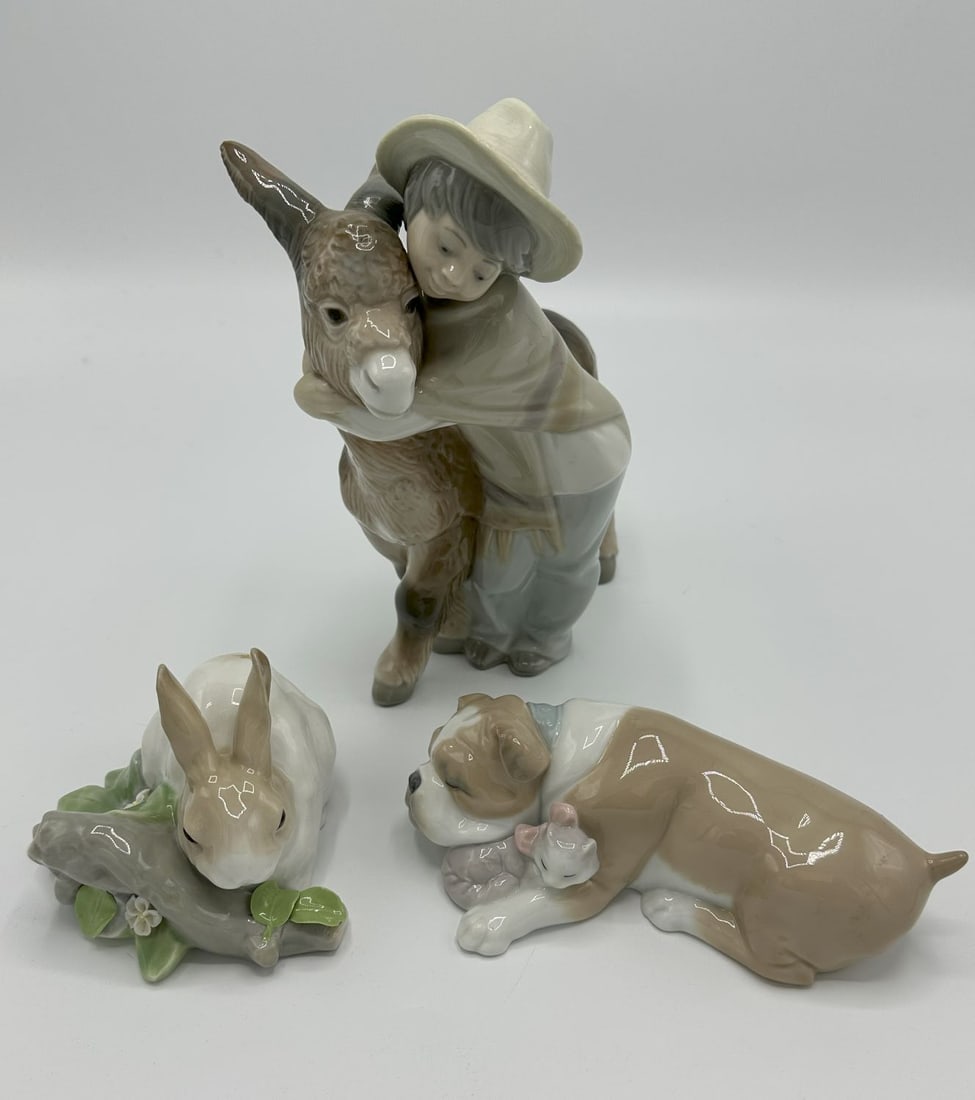 LLADRO Animal Porcelain Figurines (3) (1 of 6)