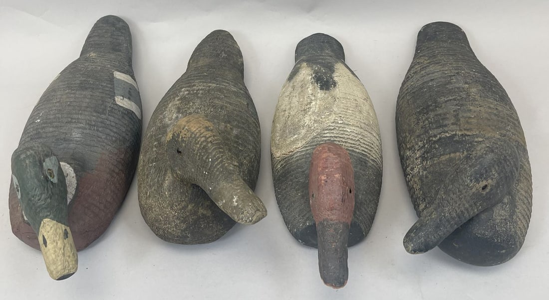 Vintage Duck Decoys Lot (4) (1 of 6)