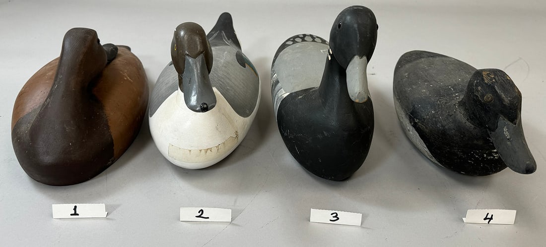 Vintage Hand Painted Wooden Duck Decoys (4) (1 of 16)