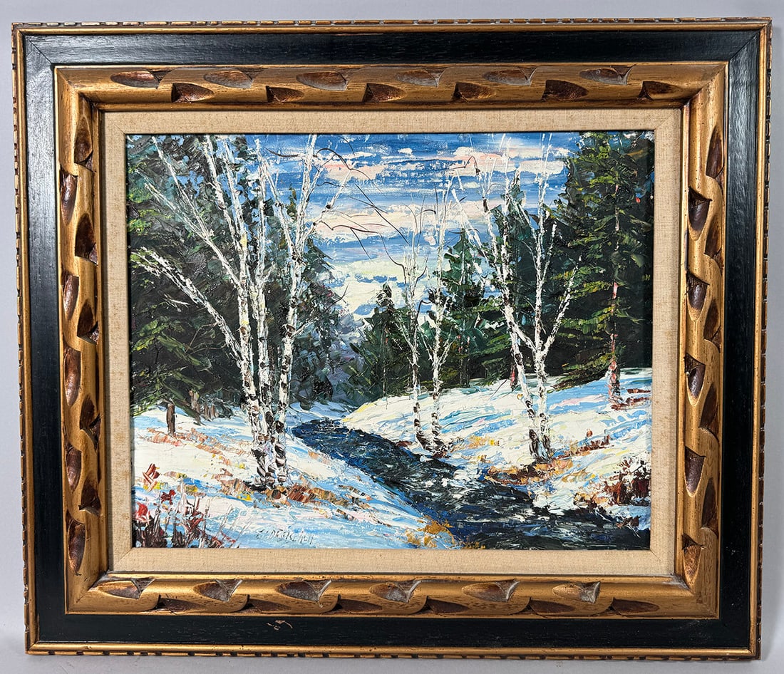 "Winter Swiftwater Creek"  by C.I. Dreisbach (1 of 14)