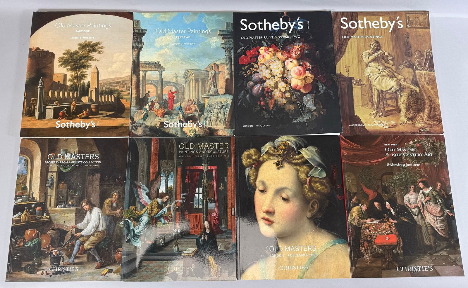 27 Sotheby's and Christie's Auction Catalogs Old Masters 19th Century Paintings and Sculpture (1 of 13)