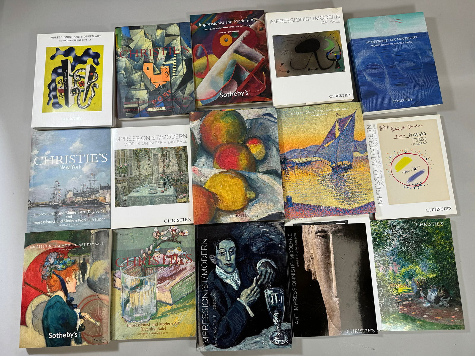 15 Christie's and Sotheby's Auction Catalogs Impressionist and Modern Art (1 of 12)