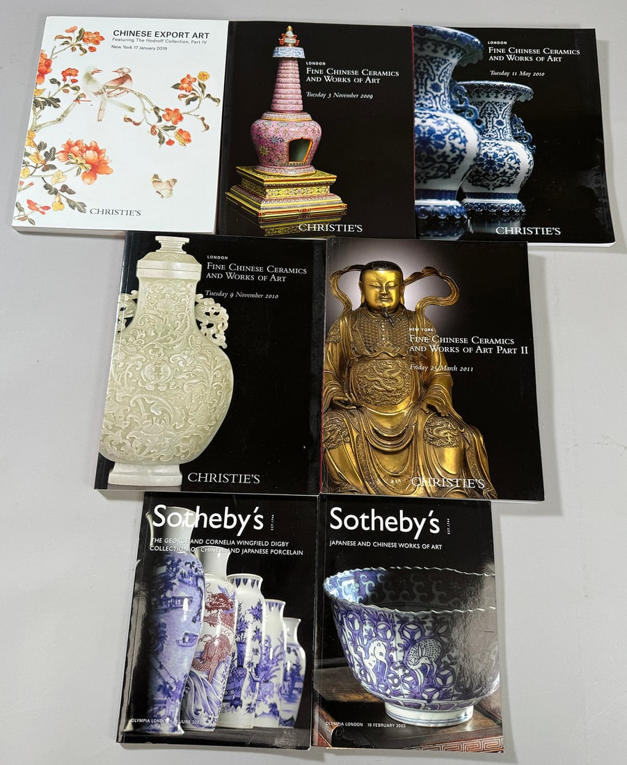 7 Christie's and Sotheby's Auction Catalogs Chinese and Japanese Ceramics and Works of Art (1 of 12)