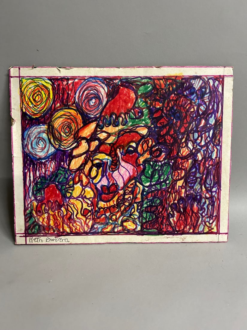 Pietro Barbera Abstract Drawing (1 of 5)