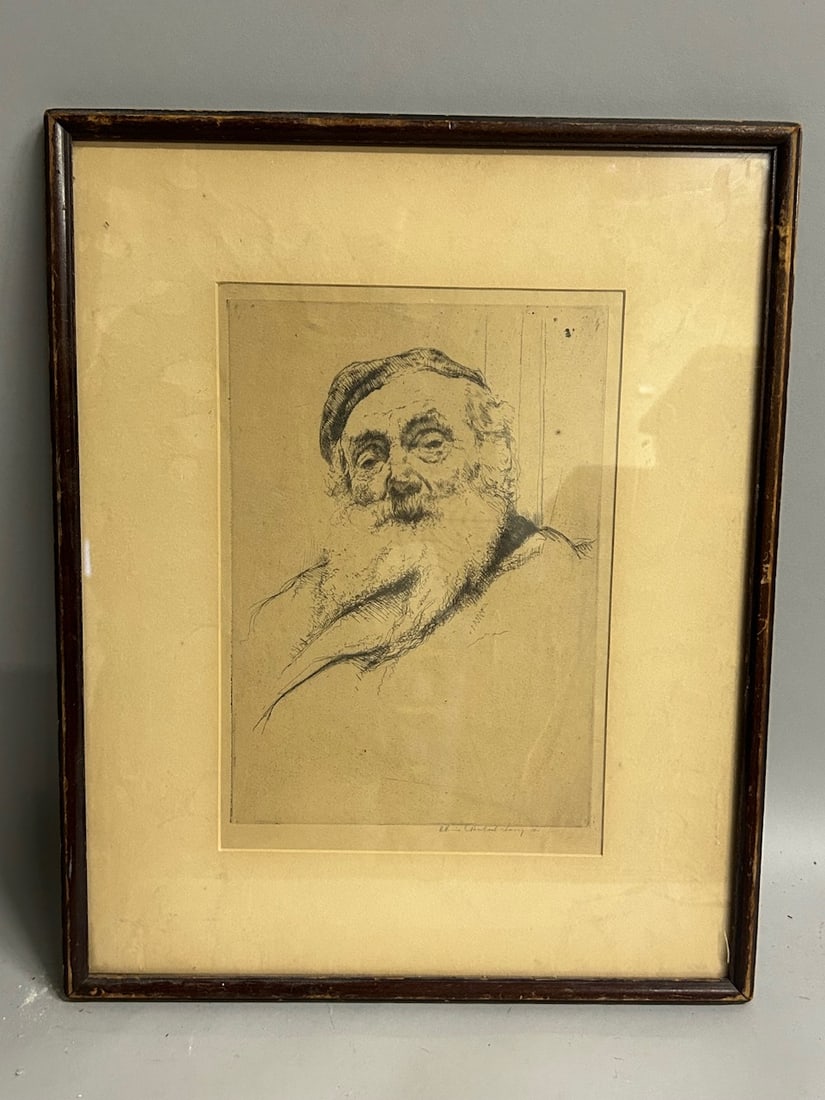 Antique Portrait of an Old Man (1 of 4)
