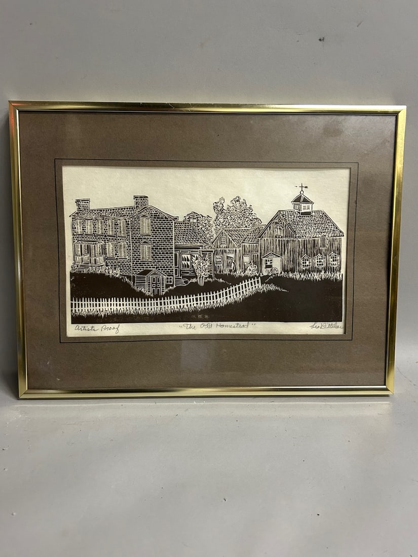 Vintage Litho of a Mansion "The Old Homestead" (1 of 7)