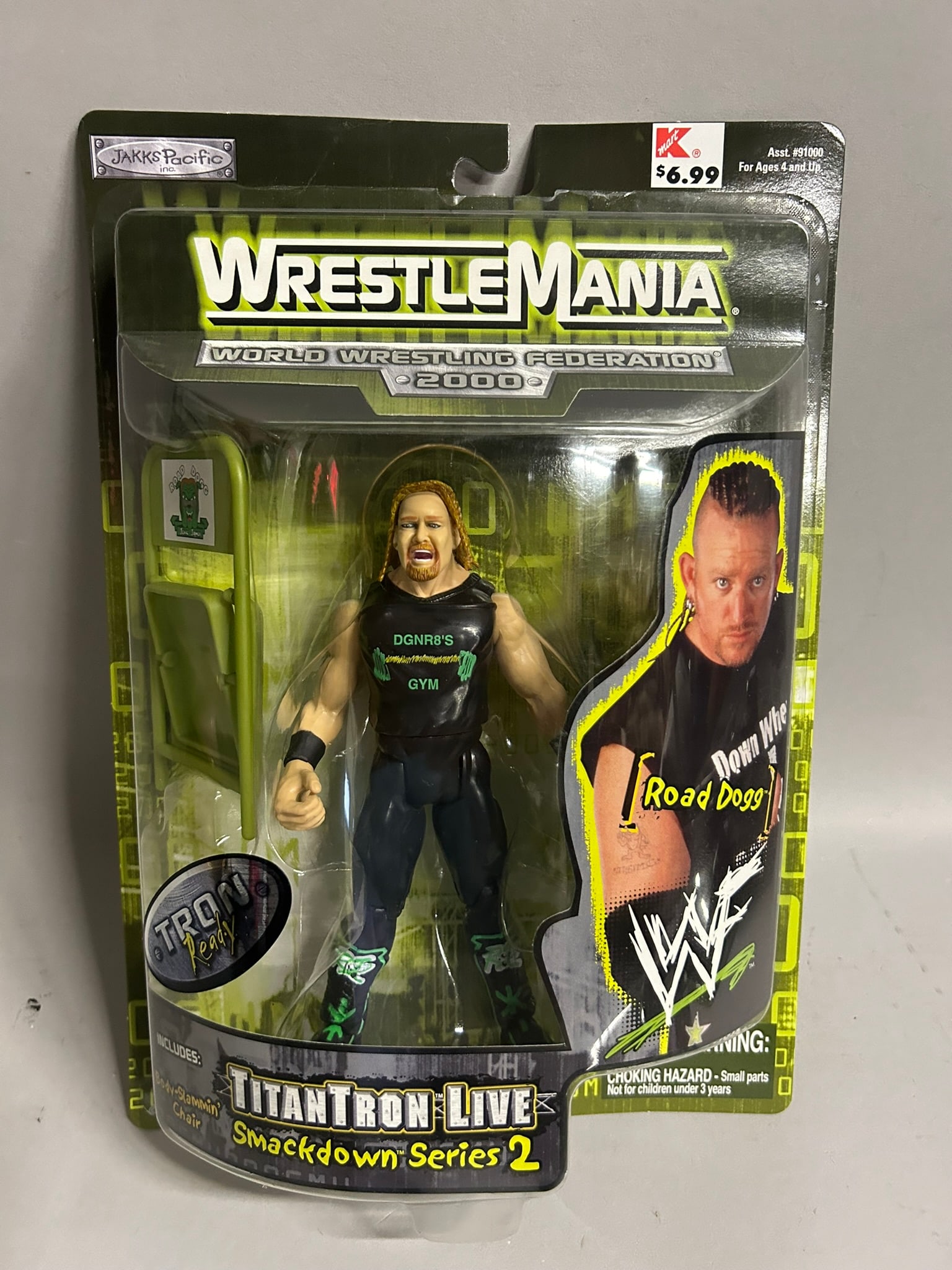 Collection of Jakks Pacific Wrestlemania Titan Tron Live Smackdown Series 2 and Summer Slam '99 (1 of 18)