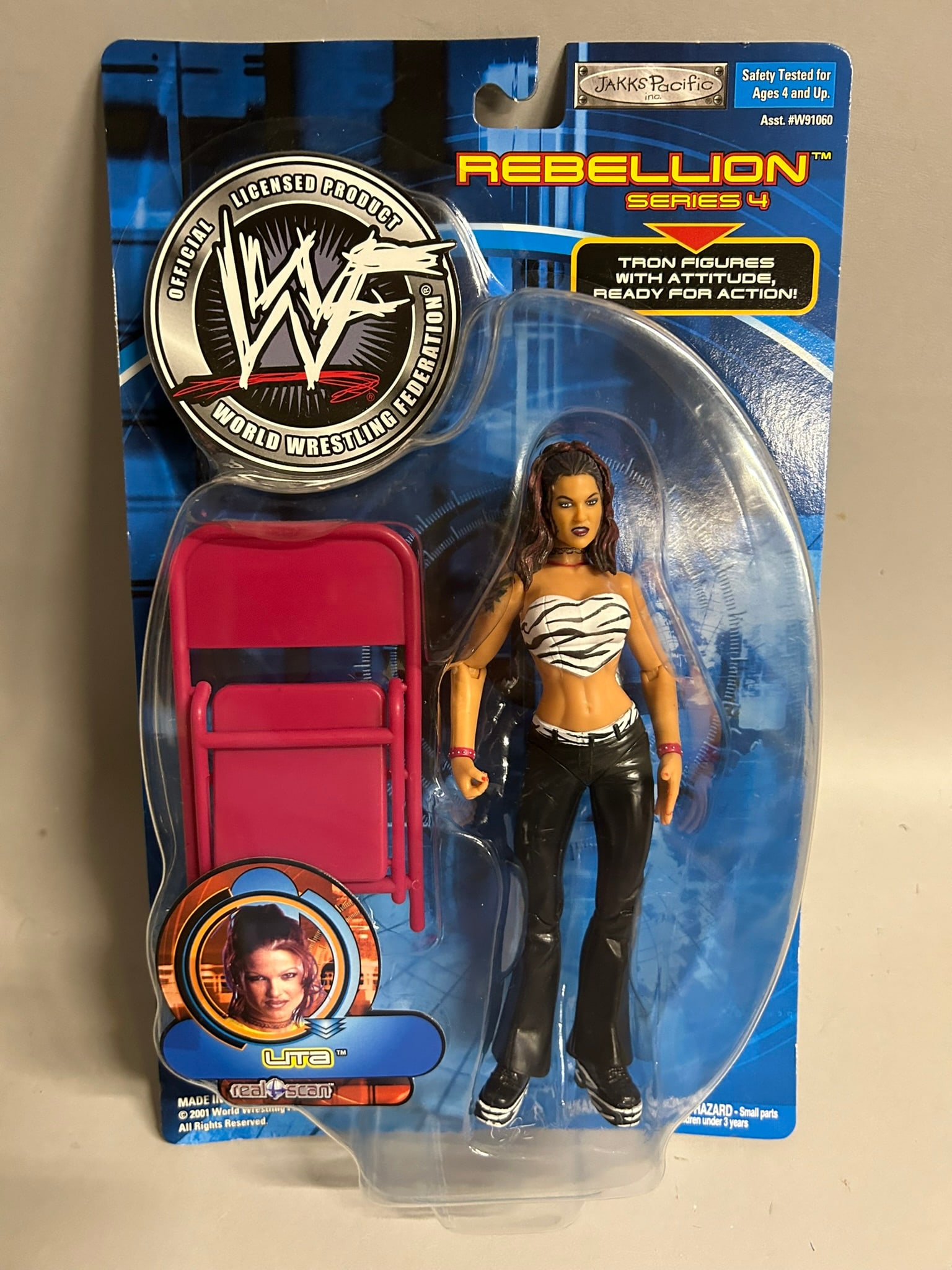 Collection of Jakks Pacific Rebellion Series 4, Wrestlemania Rulers of the Ring, and Survivor Series: Includes Rebellion Series 4 Lita, X-Pac, and "The One" Billy Gunn. Includes Wrestlemania Rulers of the Ring Edge and Survior Series Titan Tron Live Series 1 Kane.