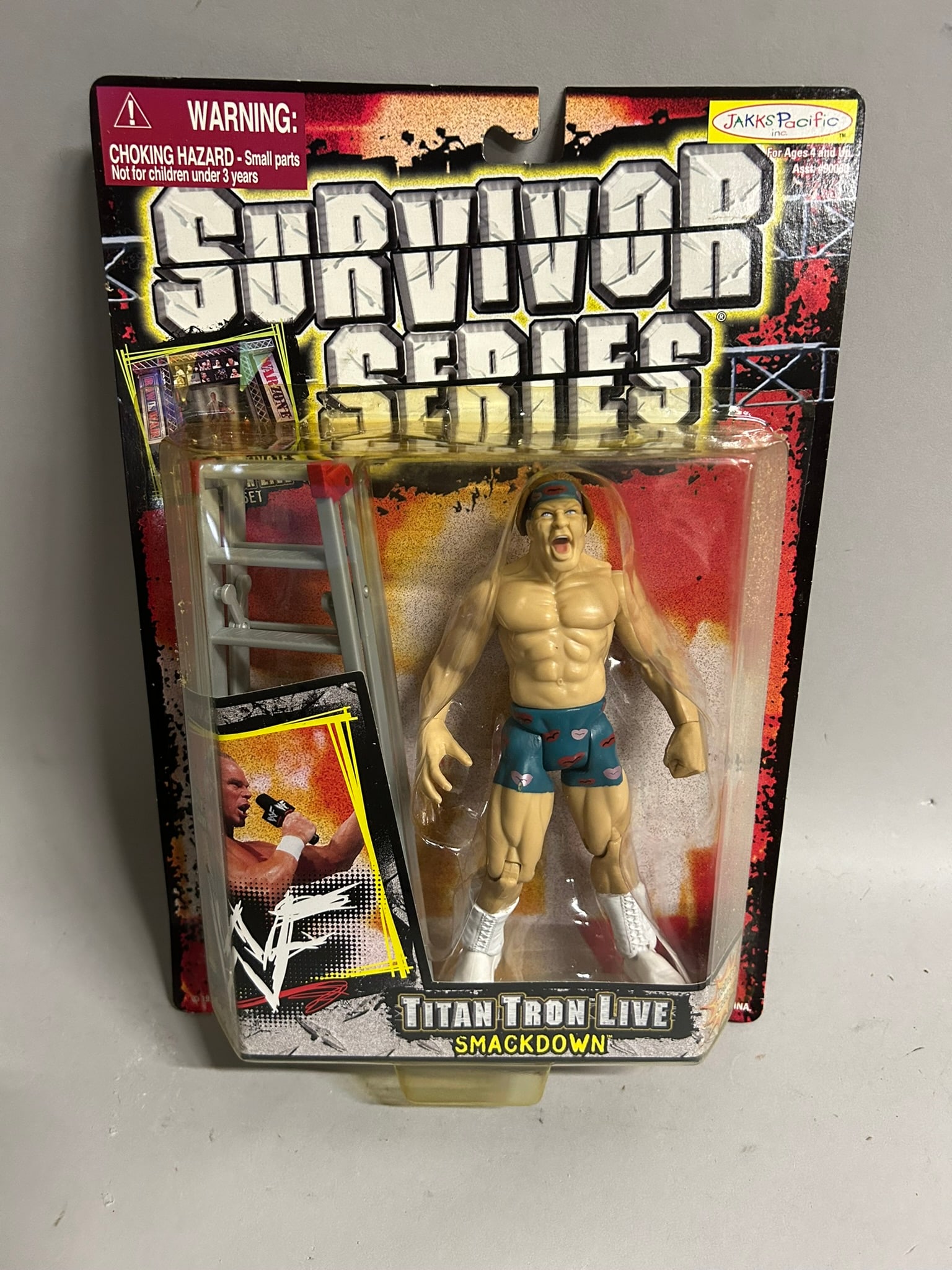 Collection of Jakks Pacific Summer Slam '99, Survivor Series, and Raw Heat Wrestlers (1 of 19)