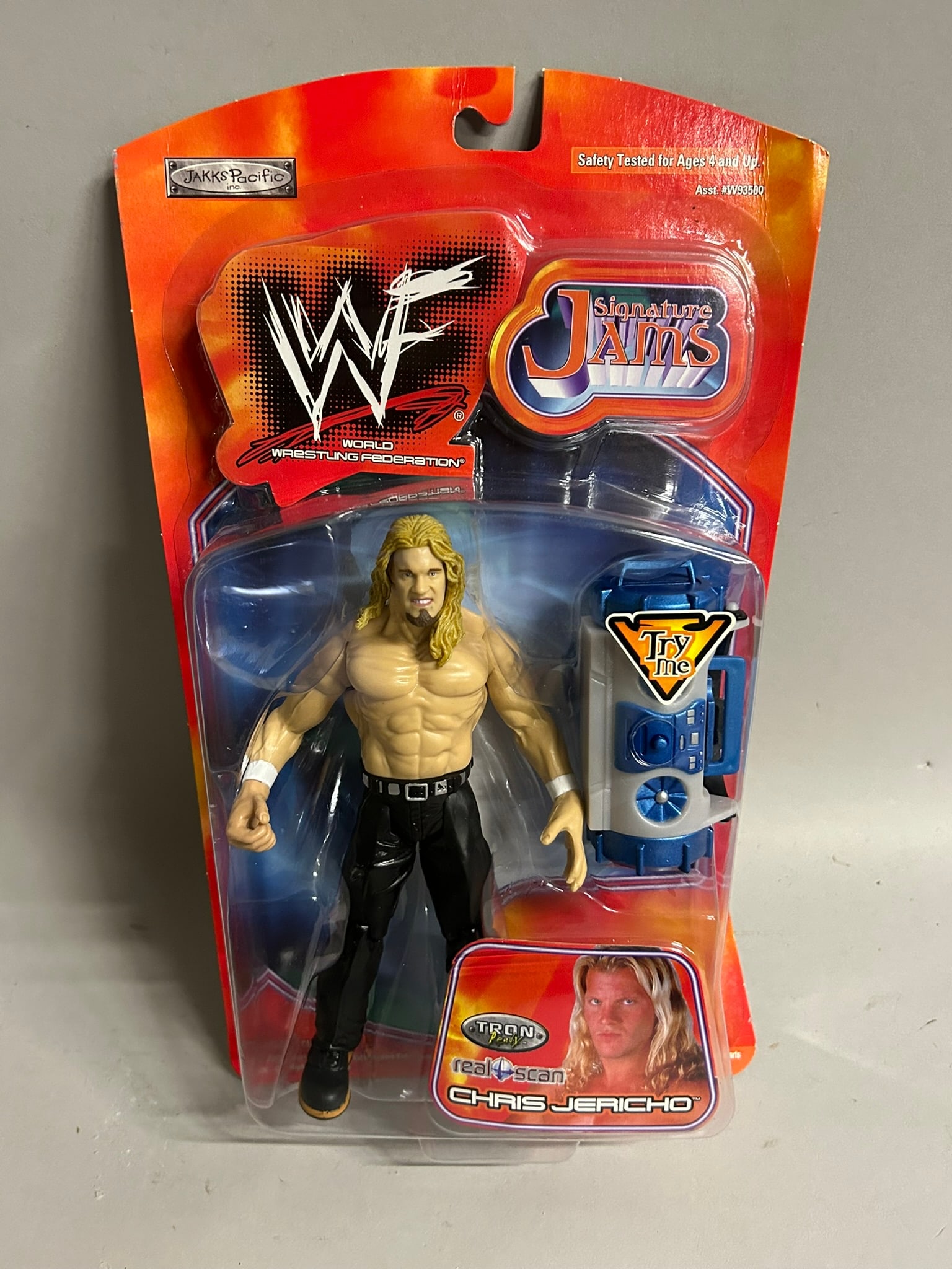Collection of Jakks Pacific Signature Jams Series: Includes Signature Jams Series Chris Jericho, Jeff Hardy, The One Billy Gunn, Triple H, Kurt Angle, and The Rock.