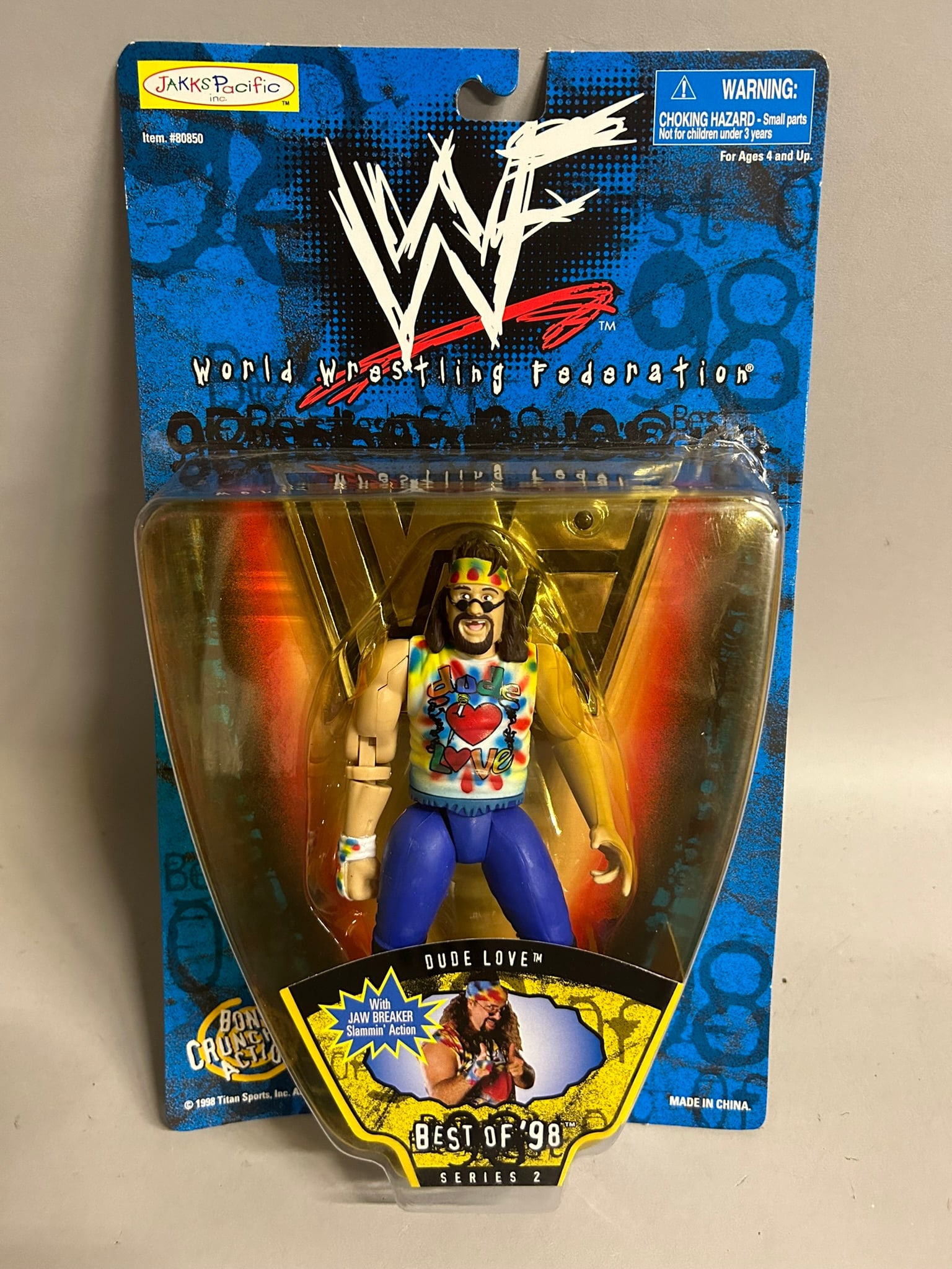 Collection of Jakks Pacific Slammers 2, Best of '98 Series 2, and 2 Tuff 3 Wrestlers (1 of 19)