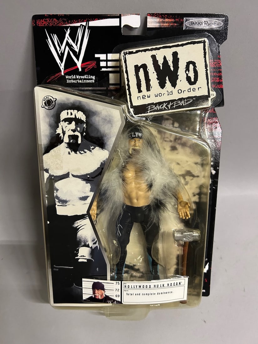 Collection of Jakks Pacific NWO and Maximum Sweat Wrestling Action Figures (1 of 12)