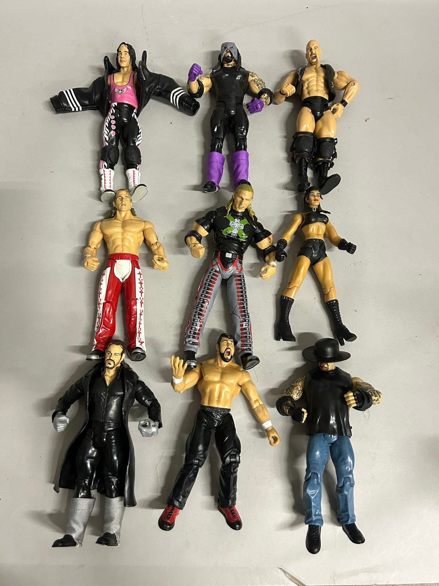 Collection of 9 Unboxed Wrestling Action Figures (1 of 10)