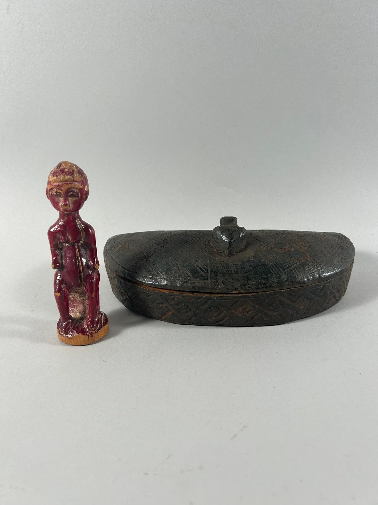 Kuba Box and Baule Figure (1 of 7)