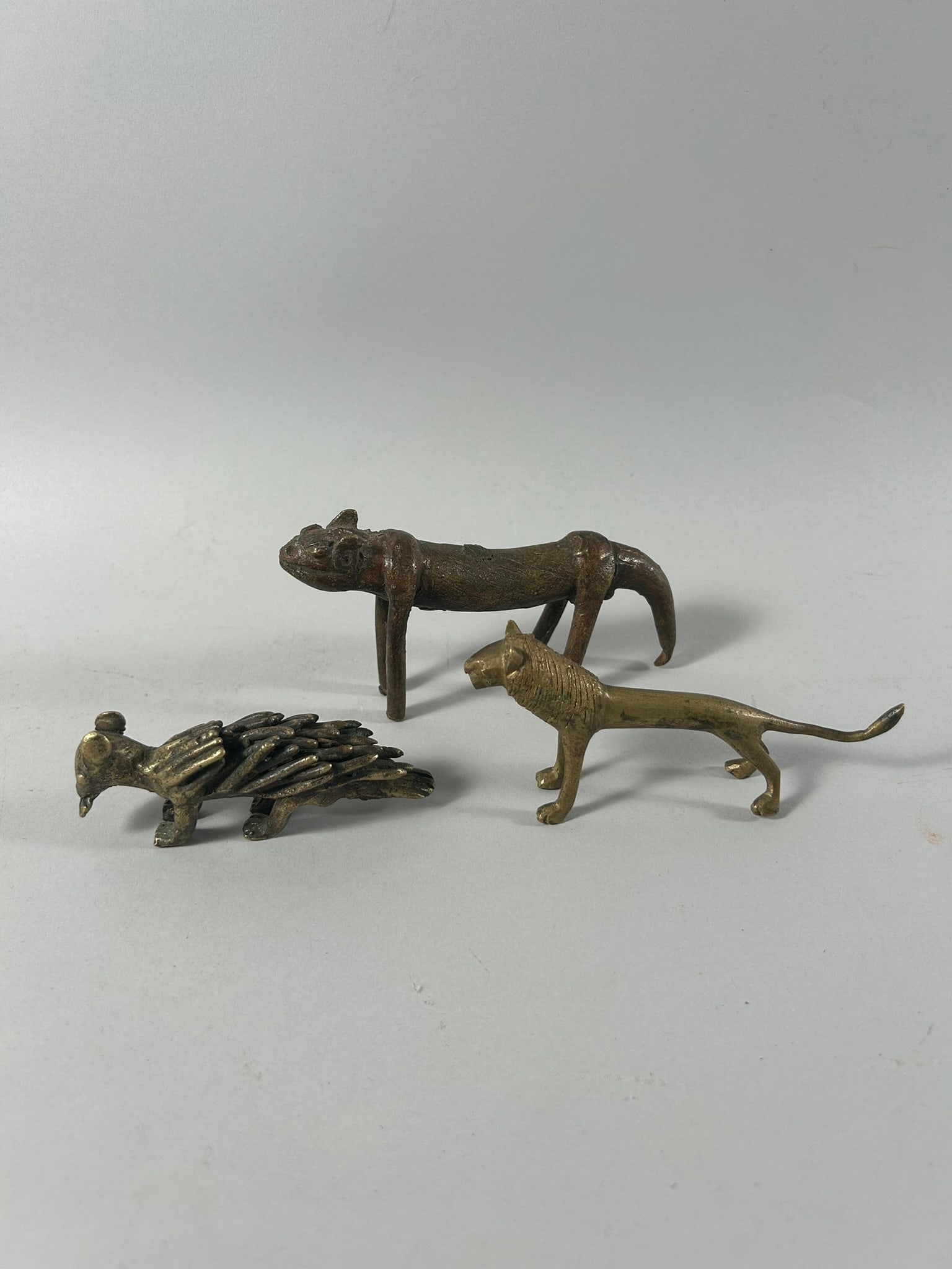 Copper Alloy Animal Figures (3) (1 of 9)