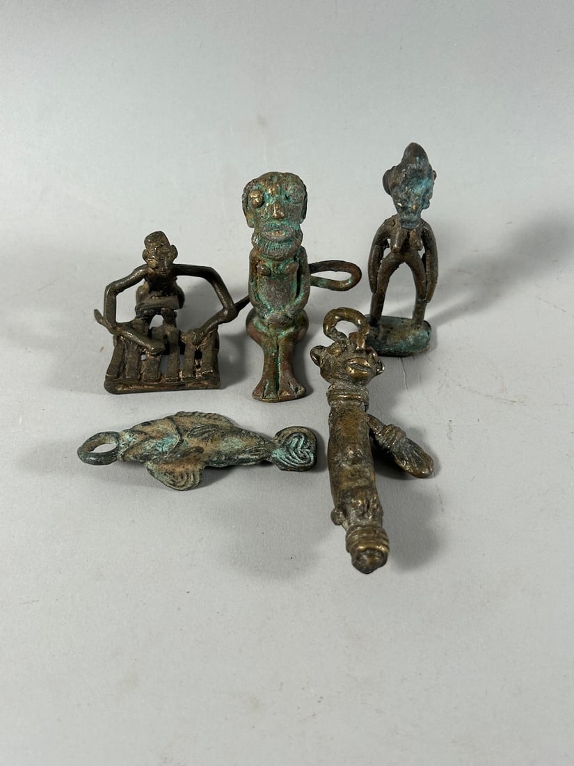 Copper Alloy Figures (5) (1 of 8)