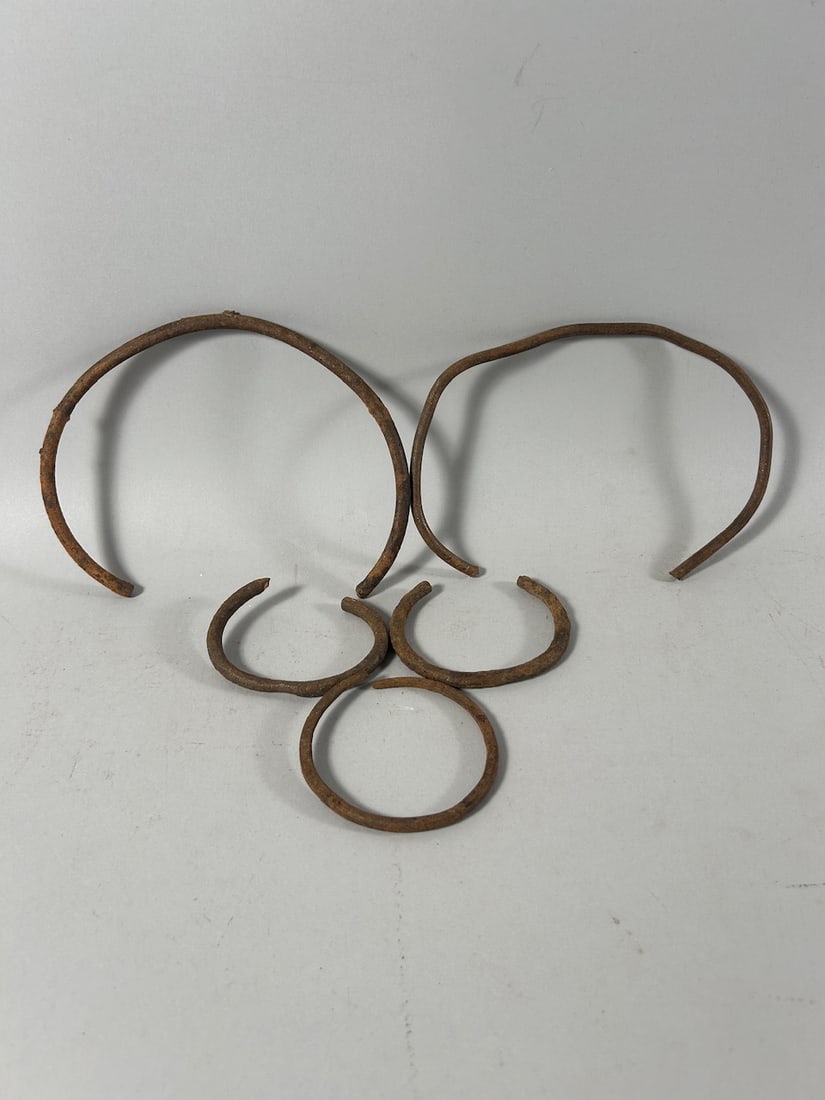 Kuba Wrought Iron Torques and Bracelets (5) (1 of 6)