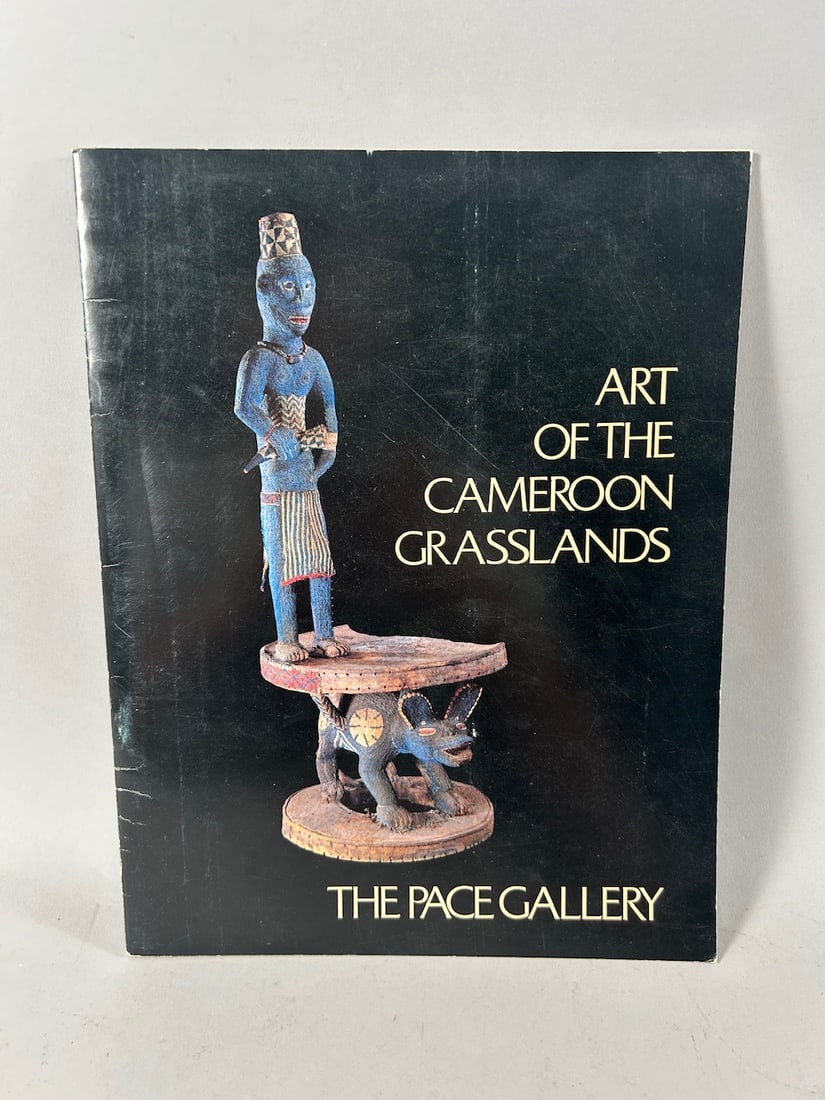 "Art of the Cameroon Grasslands" by Pace Gallery: "Art of the Cameroon Grasslands" by Pace Gallery, exhibition January-March 1979, paperback, 16 pages. Dimenions (approx.): 8.5" x 11" PROVENANCE:From the estate of Professor Philip Gould, New York