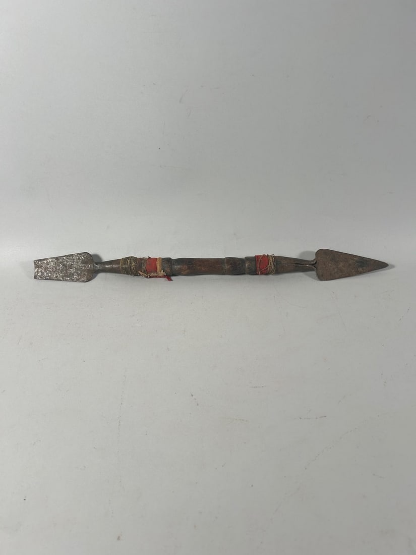 Toma Peoples Style Blade: Toma peoples style weapon, Guines, West Africa. Dimensions (approx.): 18" long PROVENANCE:From the estate of Professor Philip Gould, New York