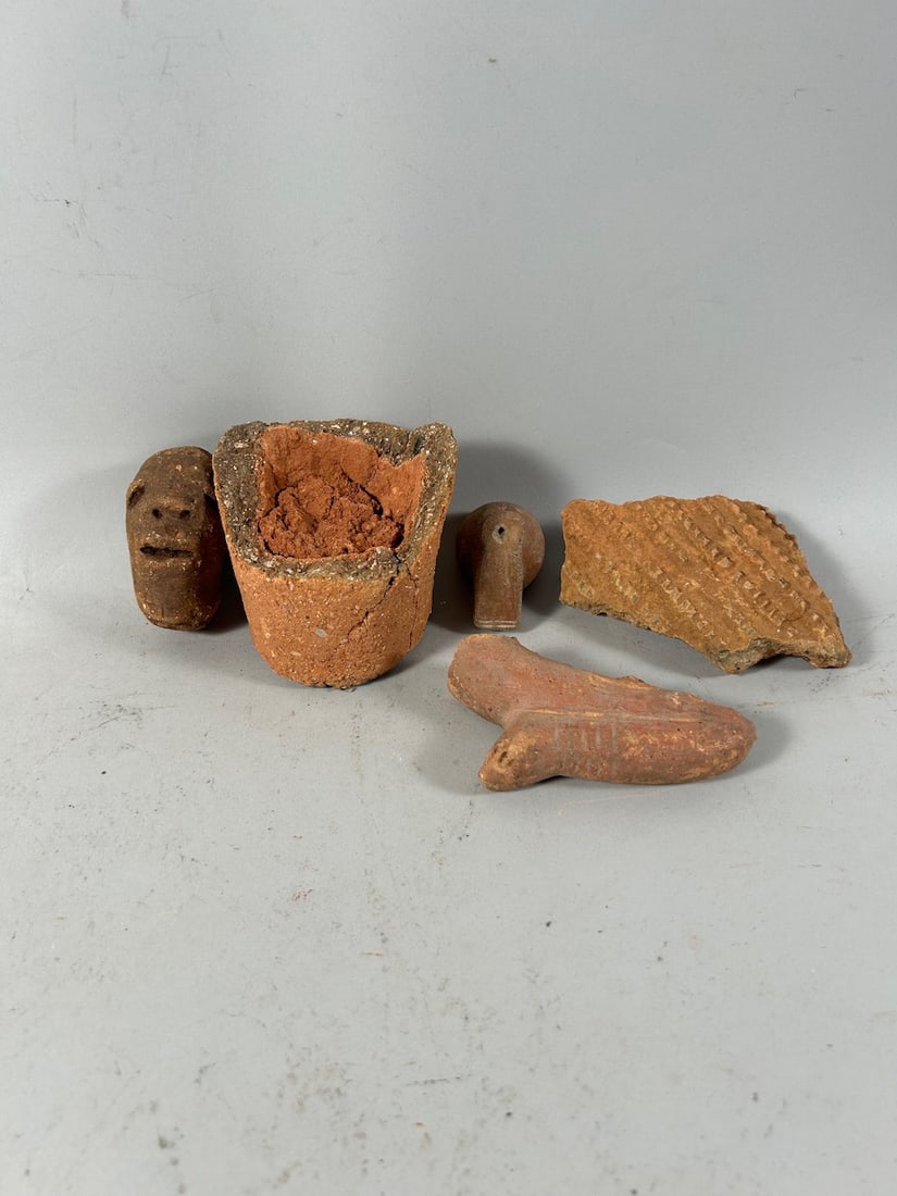 African Terracotta Items (5) (1 of 13)