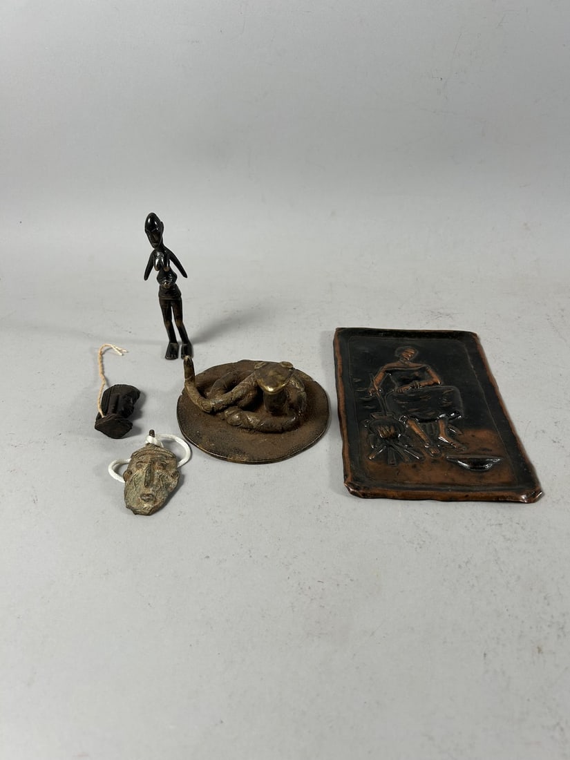 Miscellaneous African Wood and Metal Items (5) (1 of 12)