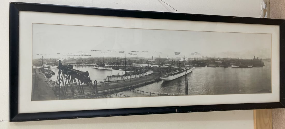 Large Navy Yard Print New York Dec 1907 (1 of 12)