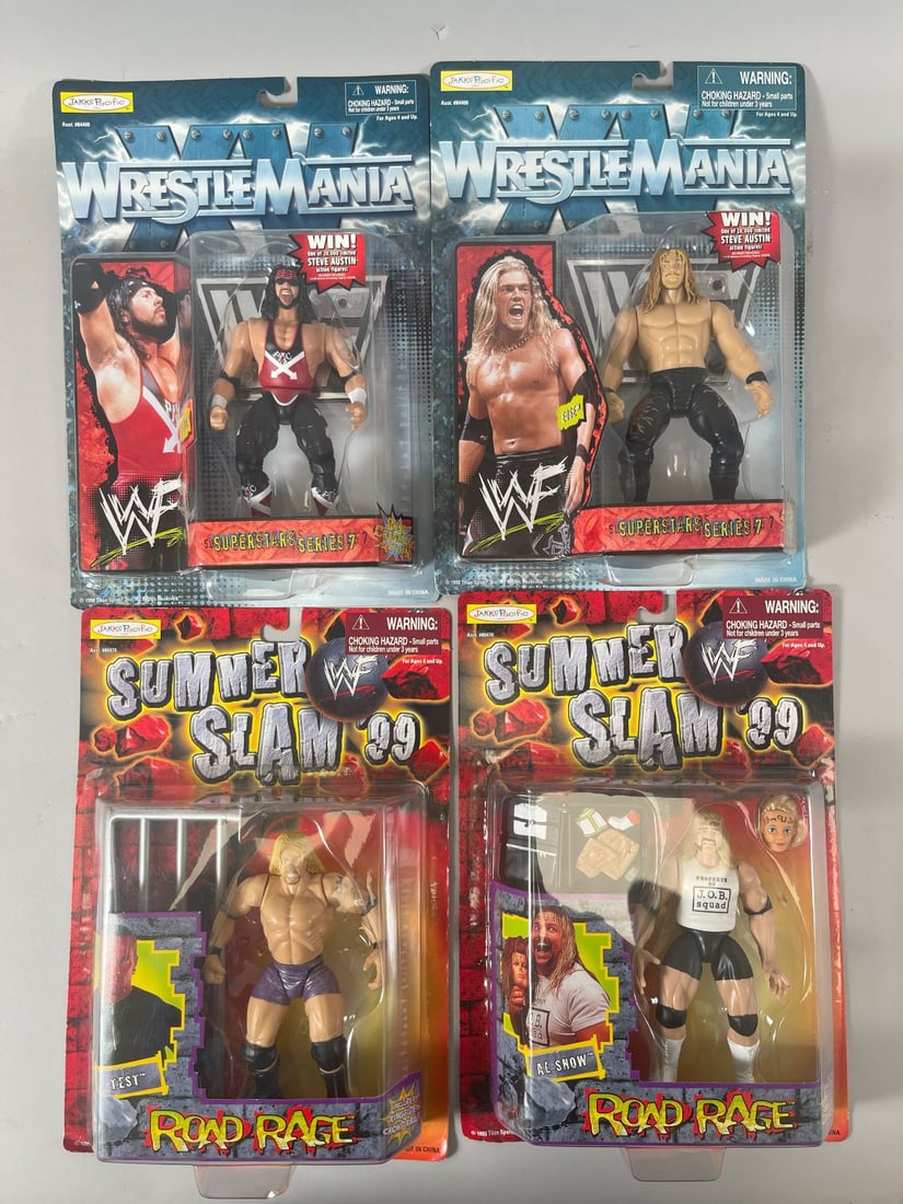 Collection of Jakks Pacific Wrestlemania Superstars Series 7, Summer Slam '99 Road Rage (4) (1 of 6)