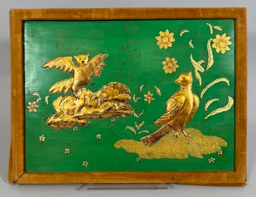 Carved and Painted Wooden Art