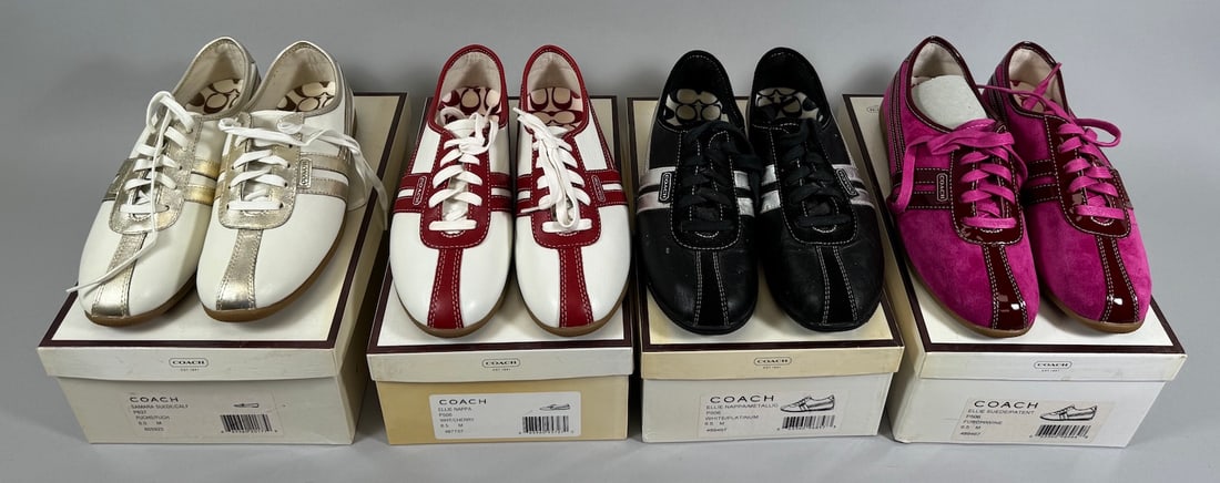 Lot of 4 - COACH Women's Sneakers. (1 of 15)