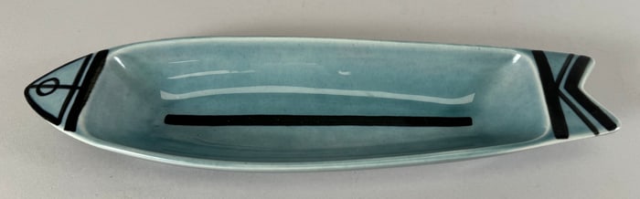 Gustavsberg STIM Herring Plate Designed by Lisa Larson