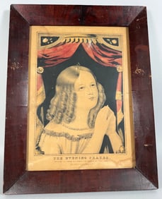 "The Evening Prayer". Colored Lithograph