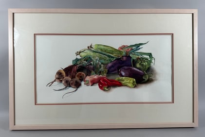 Vegetable Still Life Water Color Painting