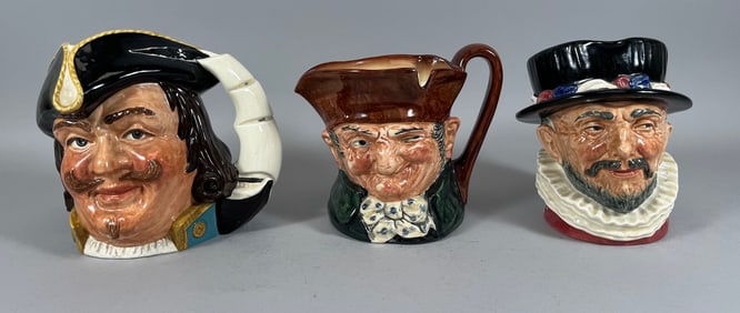 Lot of 3 - Vintage Royal Doulton Jugs