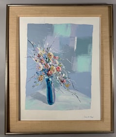 Still Life Flower Oil Painting by Kenneth Kaye