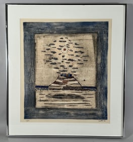 Colored Etching by Louttre B
