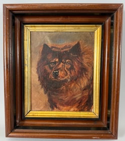 Oil Painting of a Dog by Al Cohen