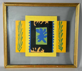 After Henri Matisse "Arbre en Fleur" (Flowering Tree) Screenprint in Color