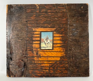 "Don Quixote" Acrylic Painting on Wood