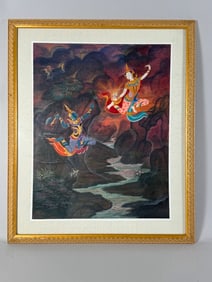 Possibly a Thai Mural Painting
