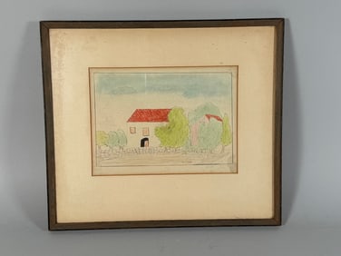 Pastel House Portrait