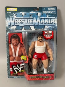 Lot of 4 - WWF Action Figures in Original Boxes: Dr. Death, Superstars Series 7. Marvelous Marc