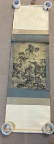 Possibly Antique Stamped Chinese Scroll Wall Art