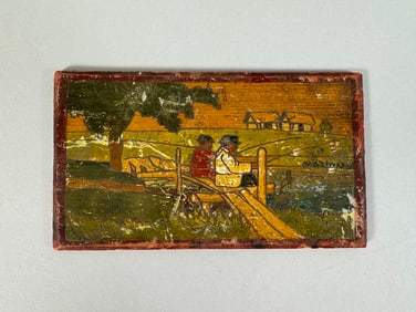 Painting on a Carved Board